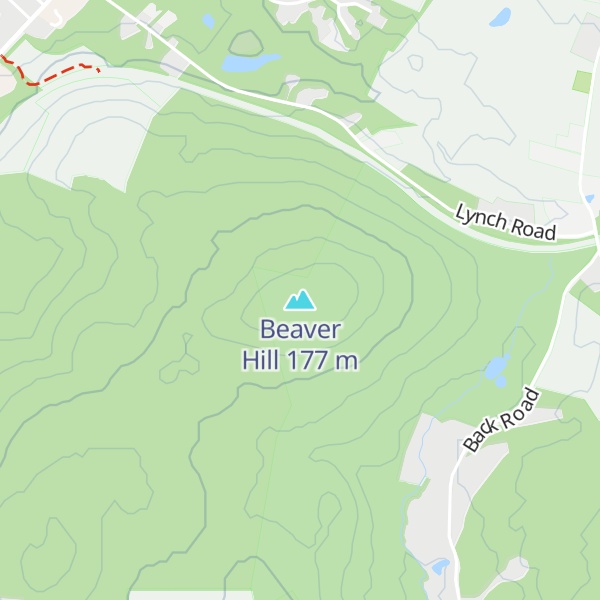 Map of Beaver Hill