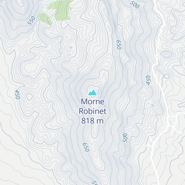 Map of Morne Robinet