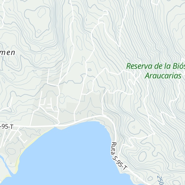 Map of Rayen del Lago