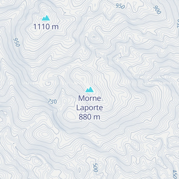 Map of Morne Laporte