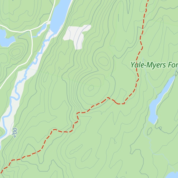 Map of Walker Mountain