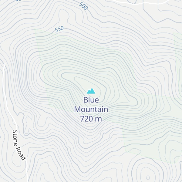 Map of Blue Mountain