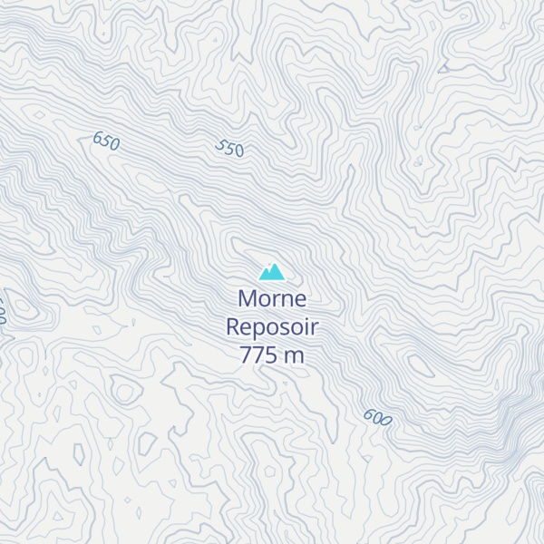 Map of Morne Reposoir