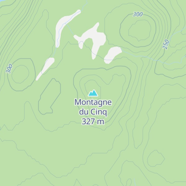 Map of Montagne du Cinq