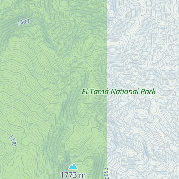 Map of Alto Campo de Mulas