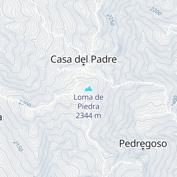 Map of Loma de Piedra