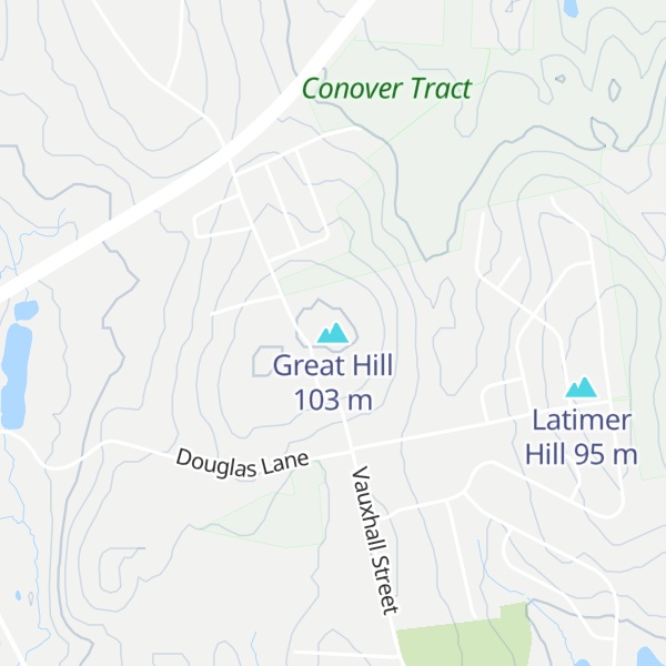 Map of Great Hill