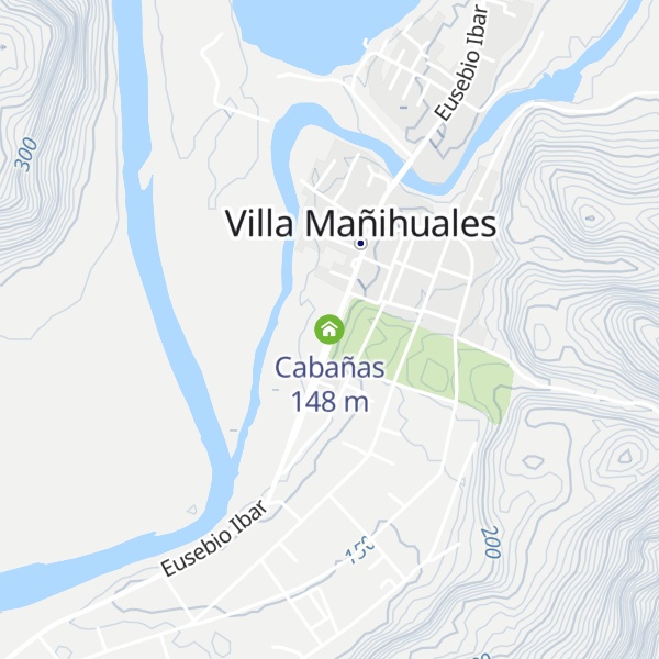 Map of Cabañas