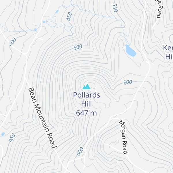 Map of Pollards Hill