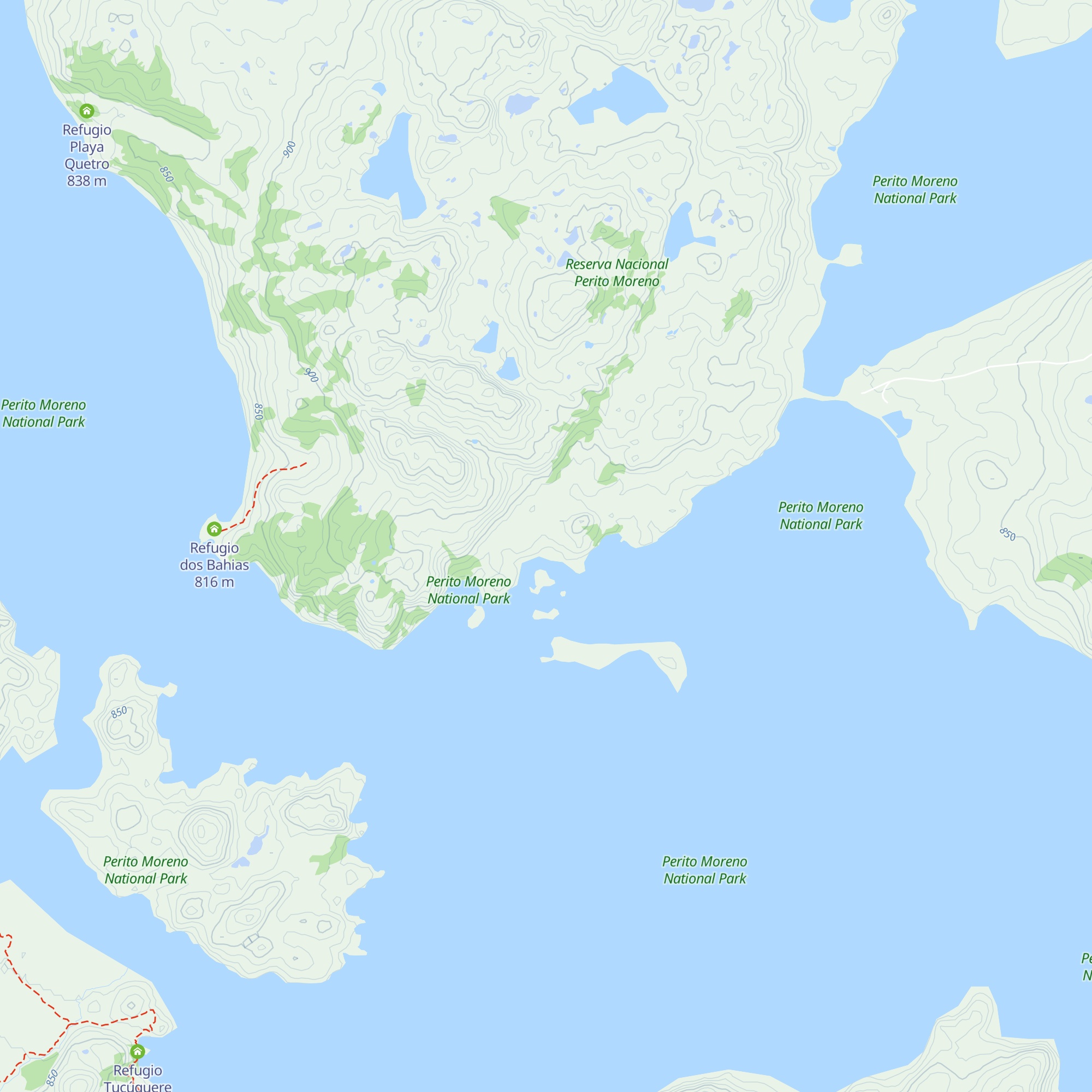 Refugio Archipiélago map