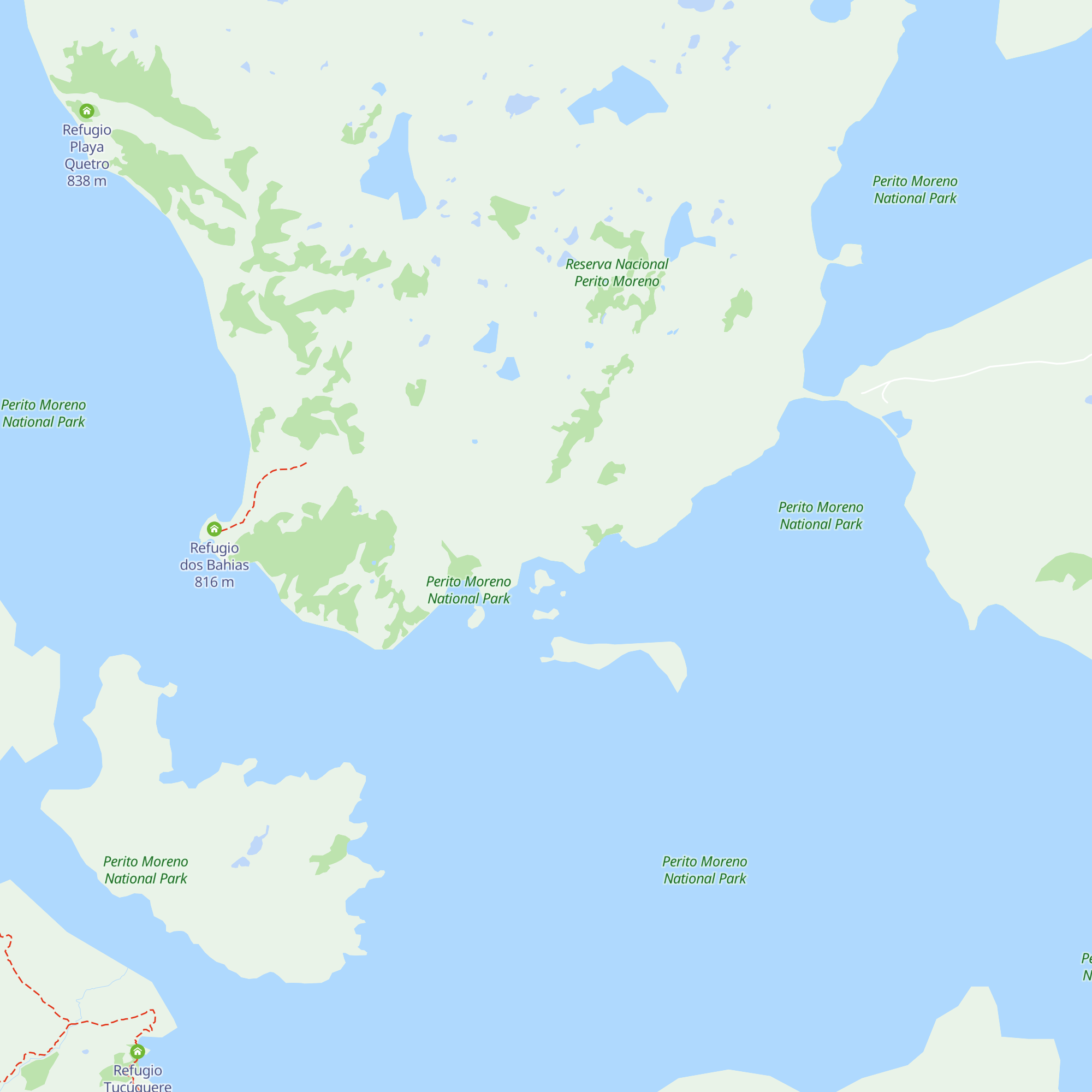 Refugio Archipiélago map