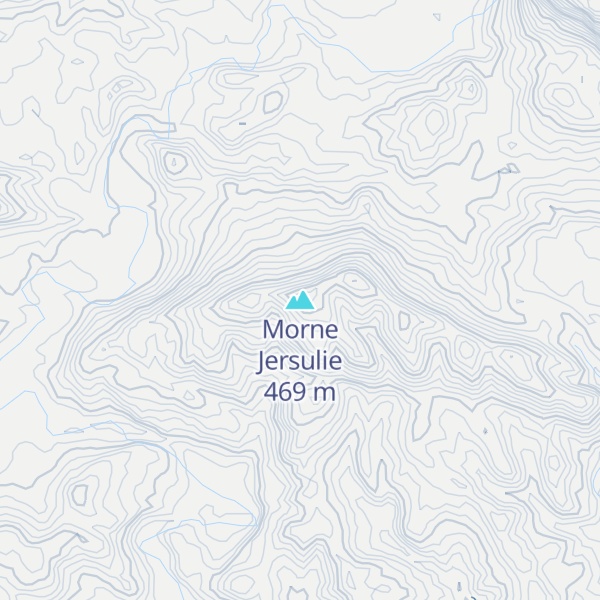 Map of Morne Jersulie