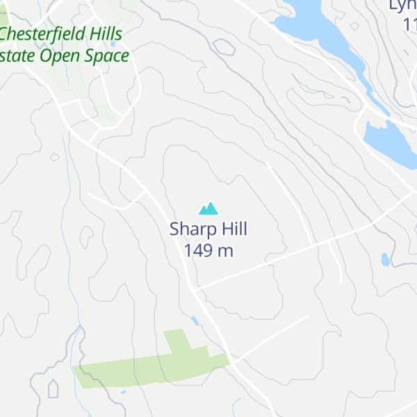 Map of Sharp Hill