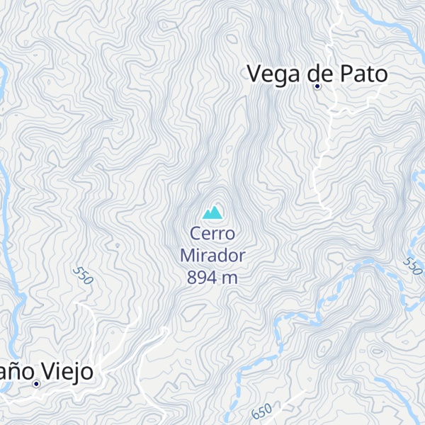 Map of Cerro Mirador