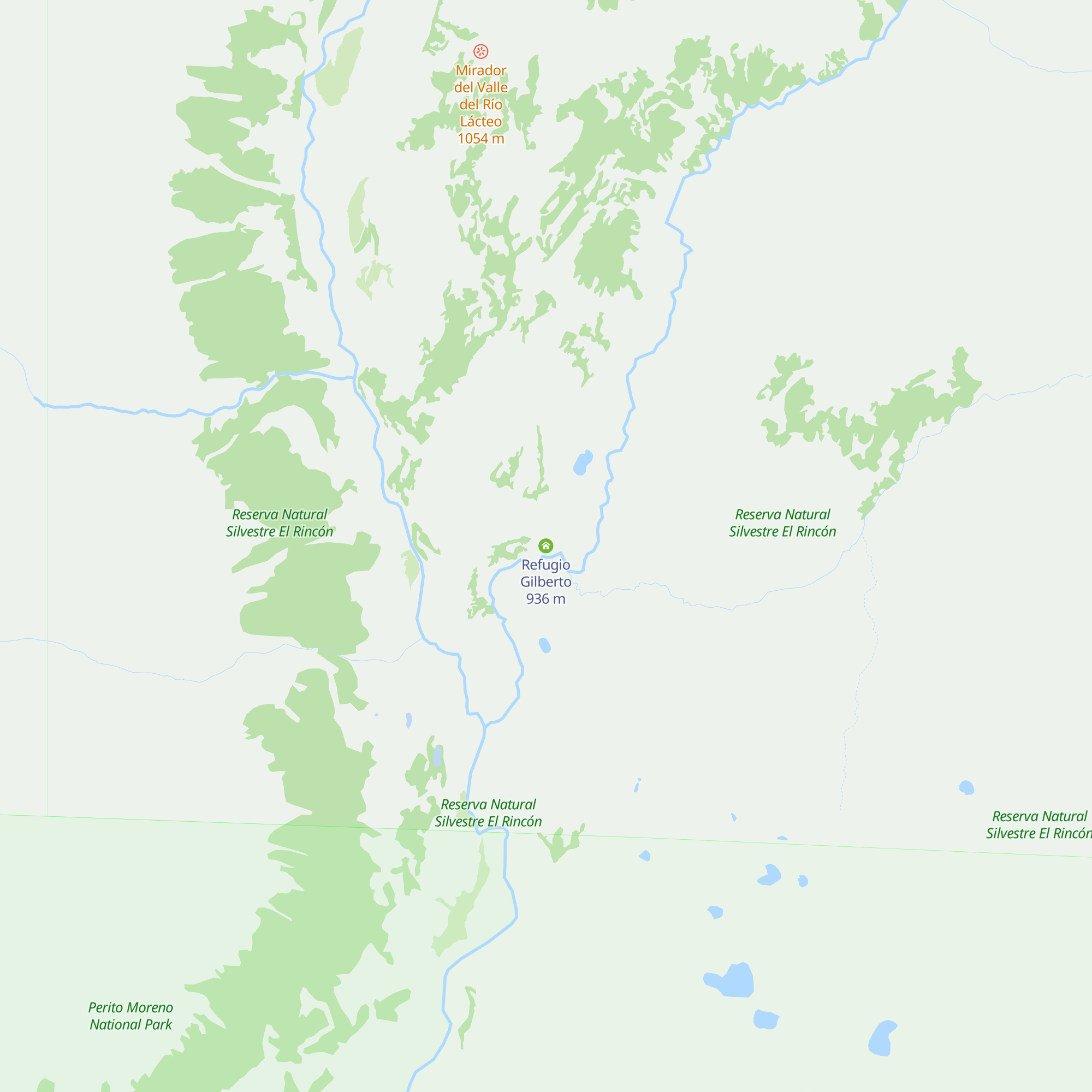 Refugio Gilberto map