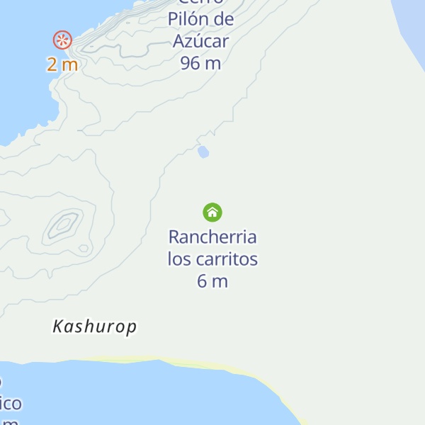 Map of Rancherria los carritos
