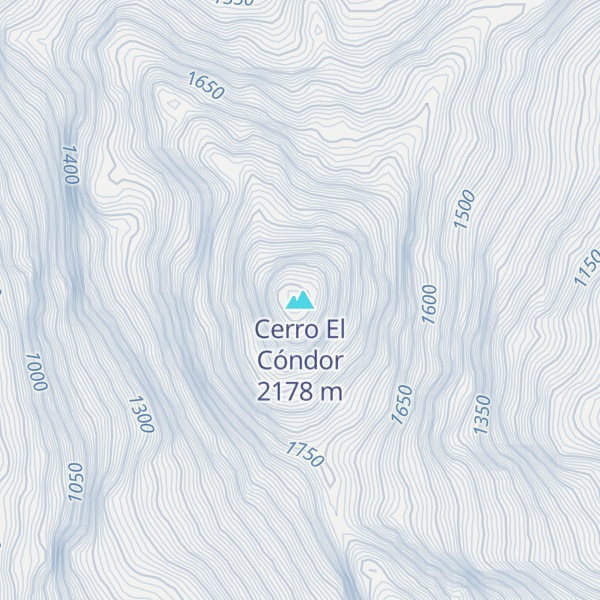 Map of Cerro El Cóndor
