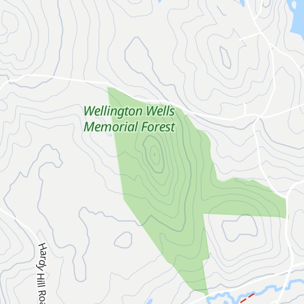 Map of Willard Hill