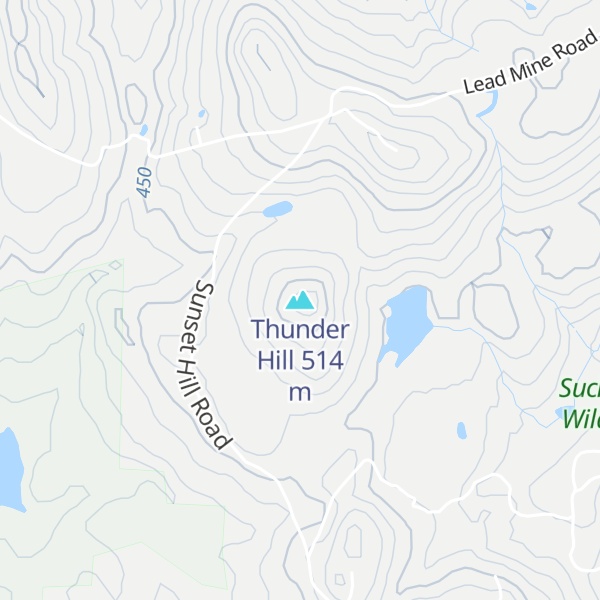 Map of Thunder Hill