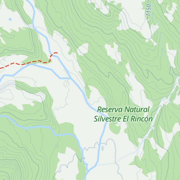 Map of Refugio Kris y Doug Tompkins