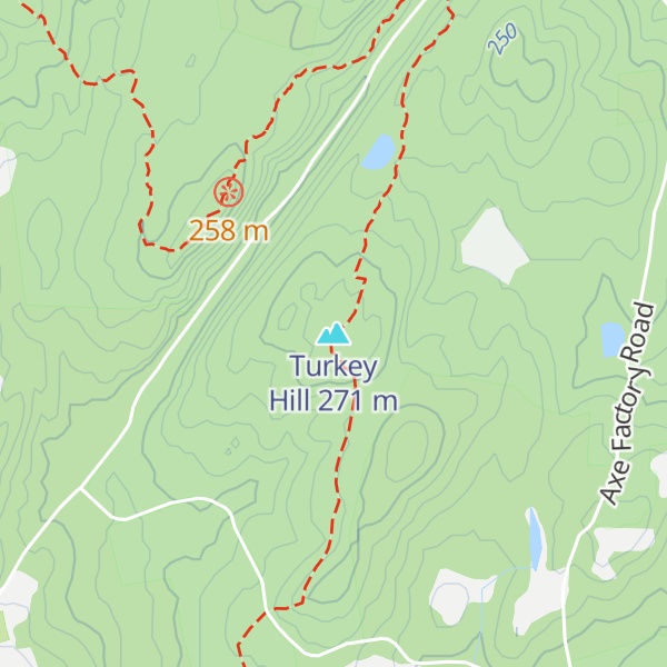 Map of Turkey Hill