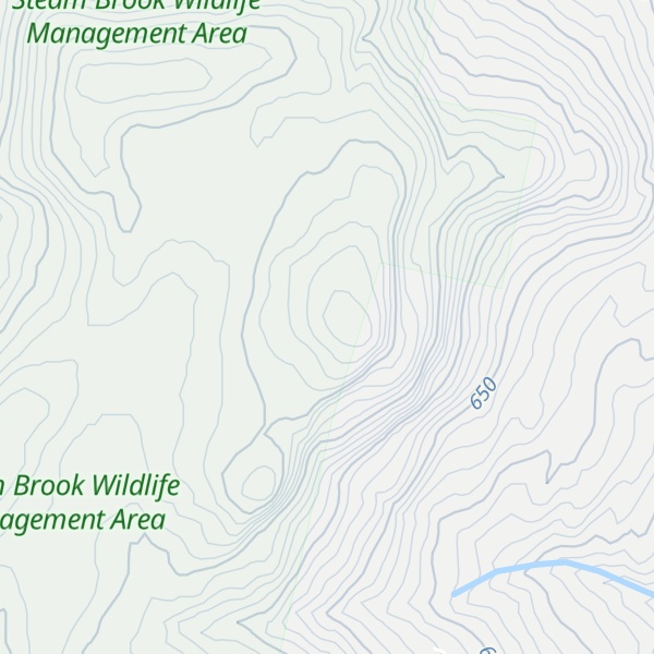 Map of Wheelock Mountain
