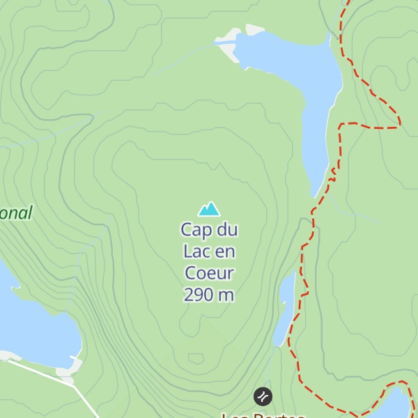 Map of Cap du Lac en Coeur
