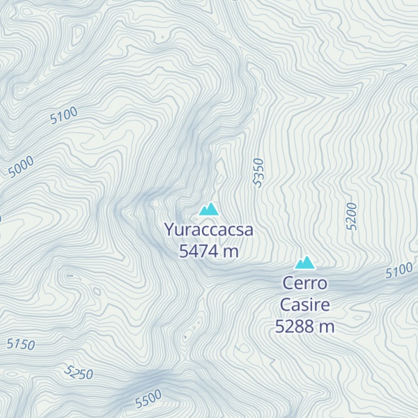 Map of Yuraccacsa