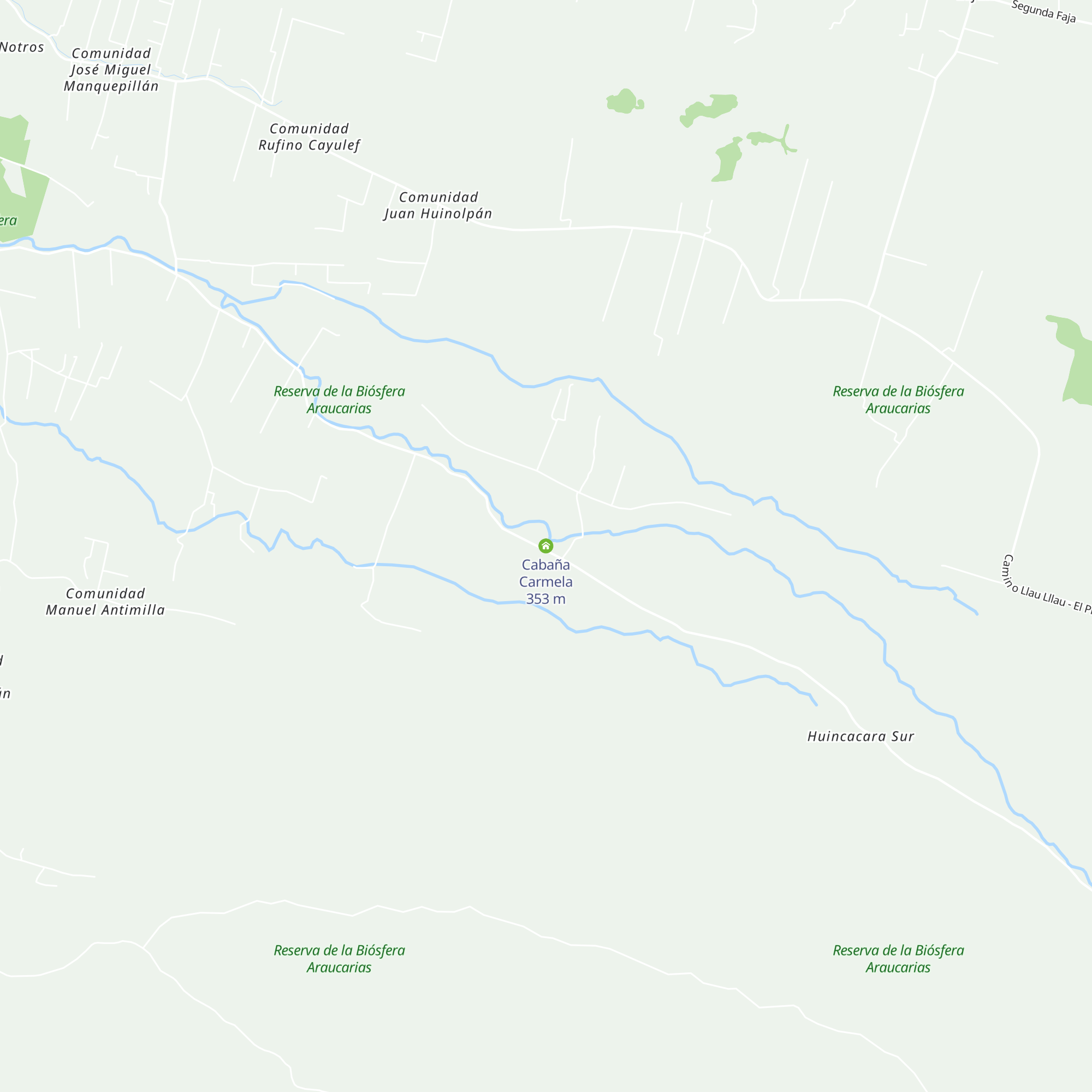 Cabaña Carmela map