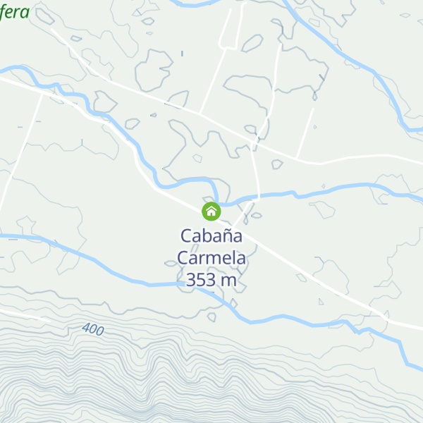 Map of Cabaña Carmela