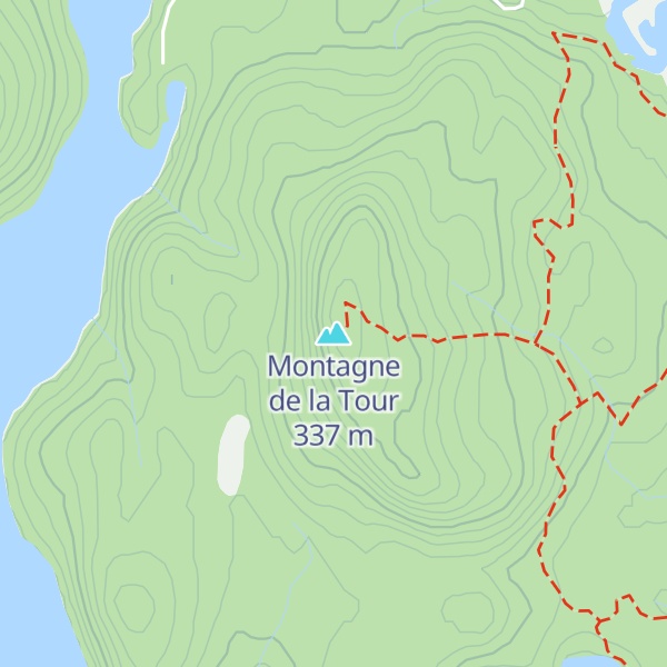 Map of Montagne de la Tour