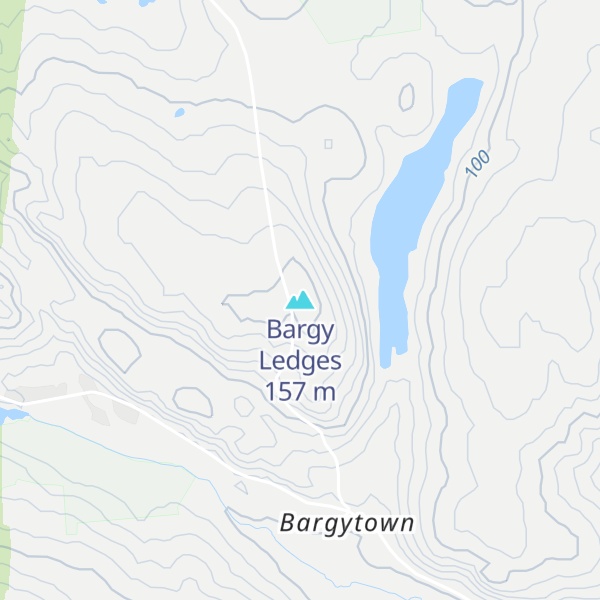 Map of Bargy Ledges