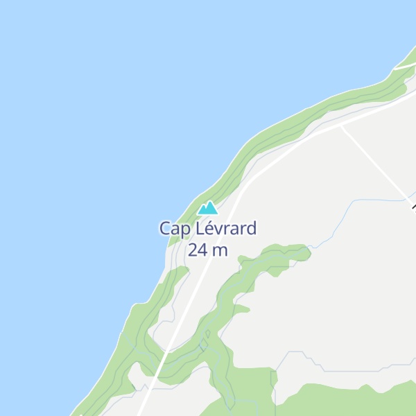 Map of Cap Lévrard