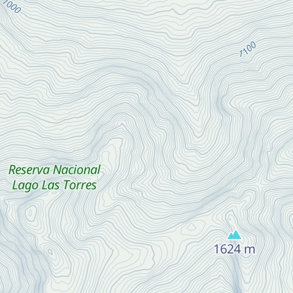 Map of Cerros de las Torres