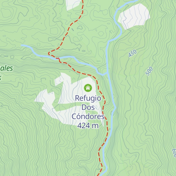 Map of Refugio Dos Cóndores