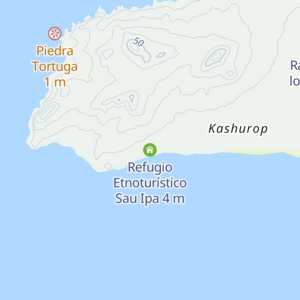 Map of Refugio Etnoturístico Sau Ipa
