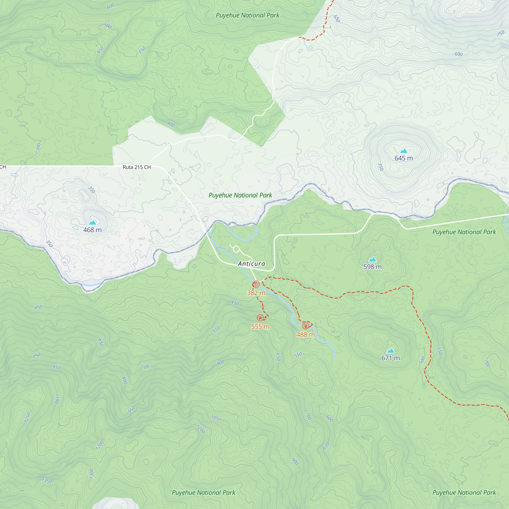Cabañas map