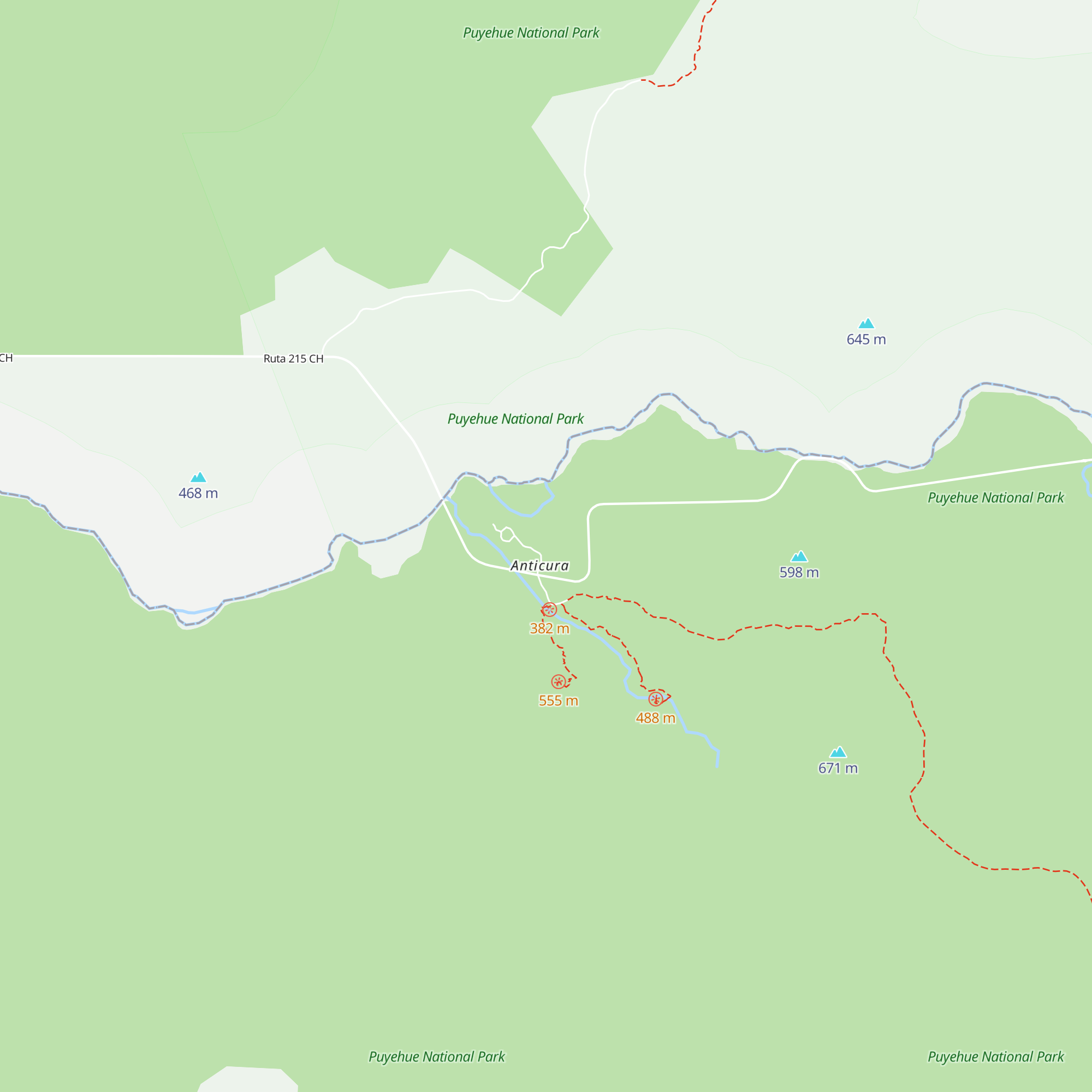 Cabañas map
