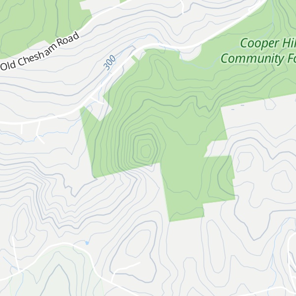 Map of Cooper Hill
