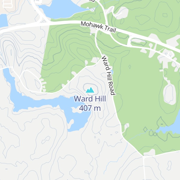 Map of Ward Hill