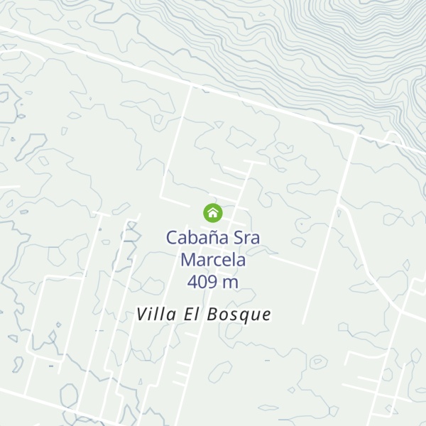 Map of Cabaña Sra Marcela