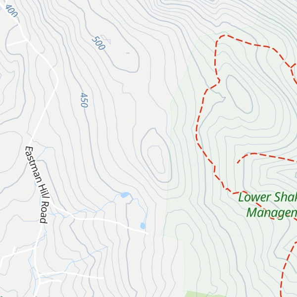 Map of Shaker Mountain