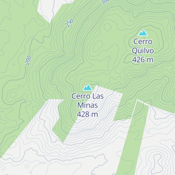 Map of Cerro Las Minas