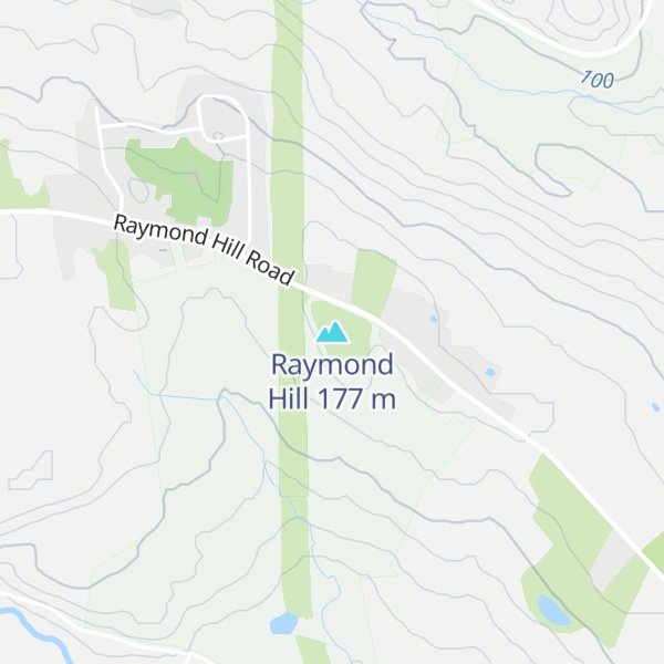 Map of Raymond Hill