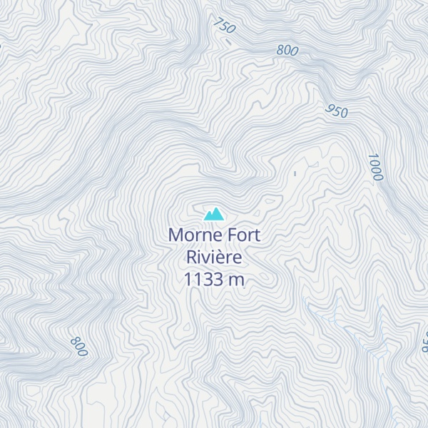 Map of Morne Fort Rivière