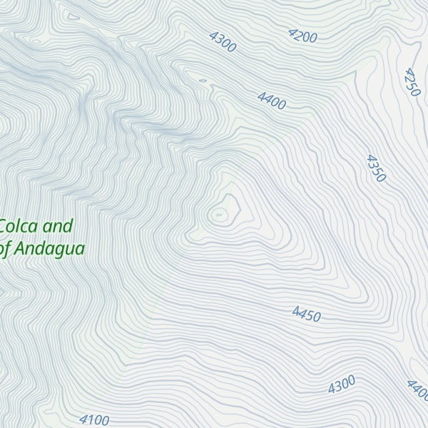 Map of Cerro Tururunca