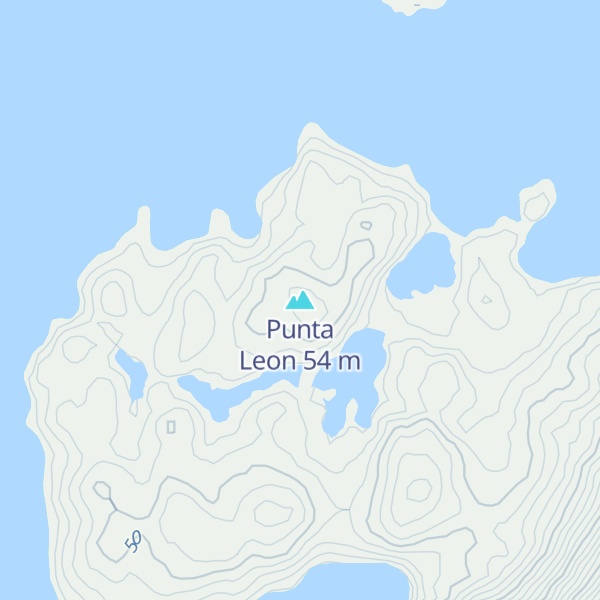 Map of Punta Leon