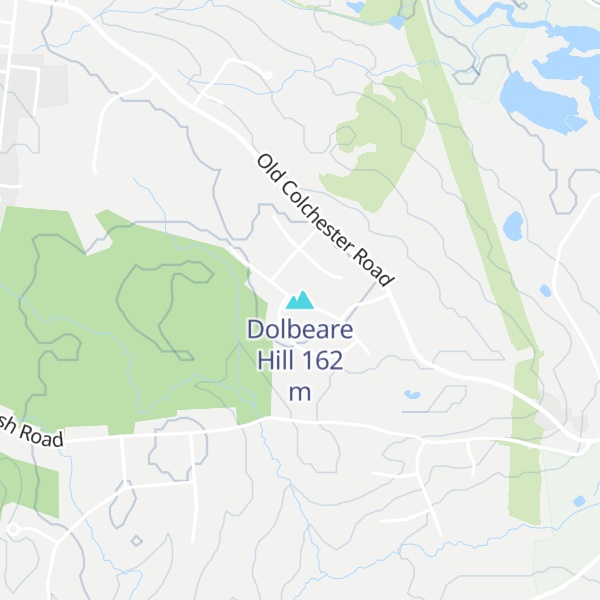 Map of Dolbeare Hill