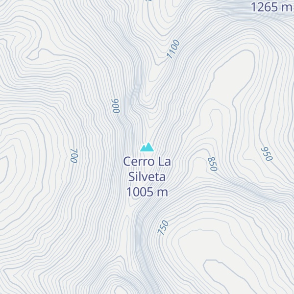 Map of Cerro La Silveta