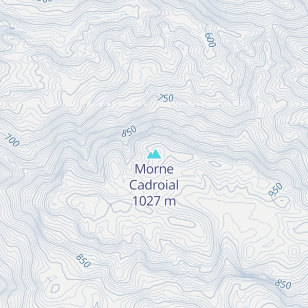 Map of Morne Cadroial